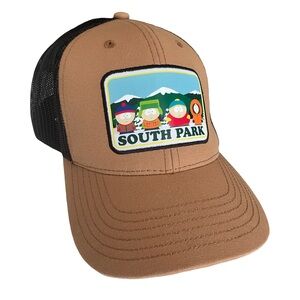 South Park Tan and Black Officially Licensed Trucker Snapback Hat